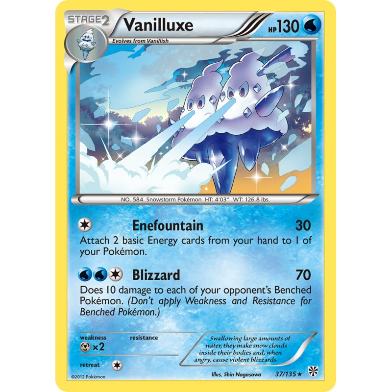 Vanilluxe (37/135) [Black & White: Plasma Storm]