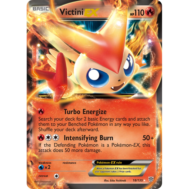 Victini EX (18/135) [Black & White: Plasma Storm]