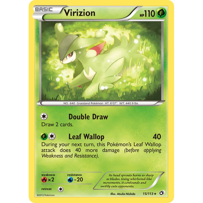 Virizion (15/113) [Black & White: Legendary Treasures]