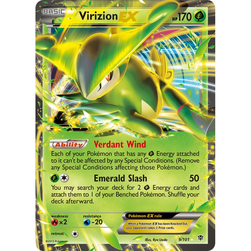 Virizion EX (9/101) [Black & White: Plasma Blast]