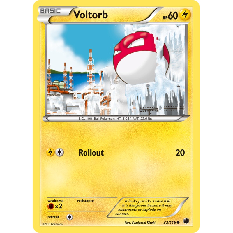 Voltorb (32/116) [Black & White: Plasma Freeze]