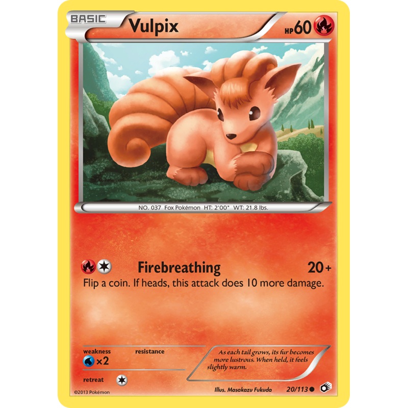 Vulpix (20/113) [Black & White: Legendary Treasures]