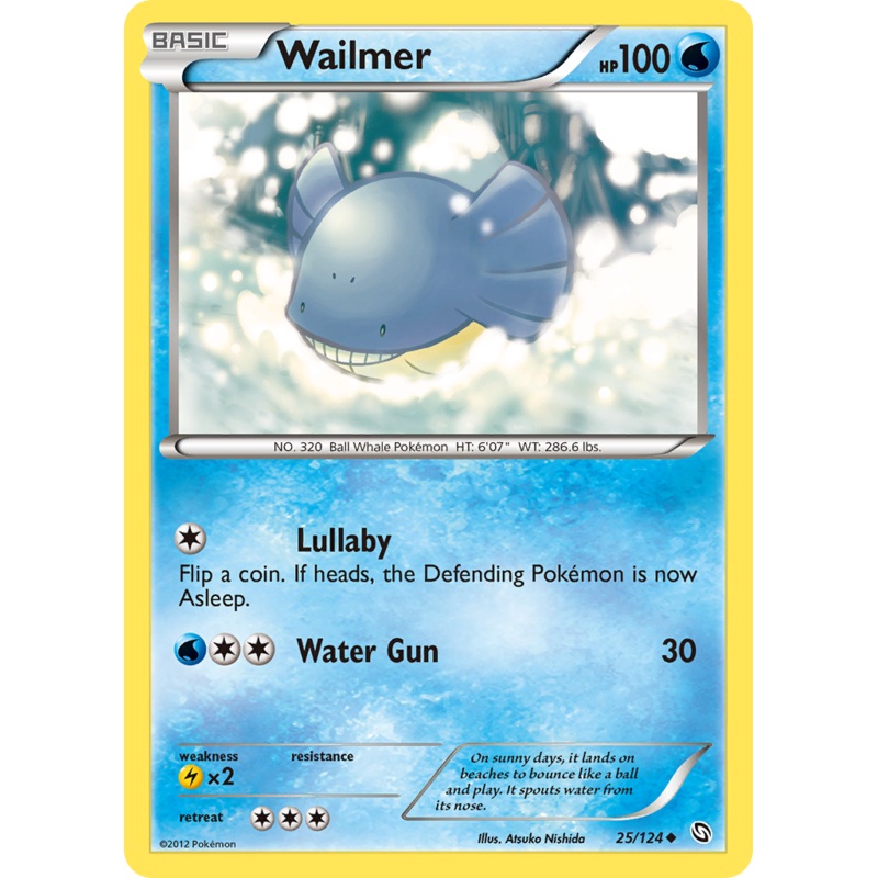 Wailmer (25/124) [Black & White: Dragons Exalted]
