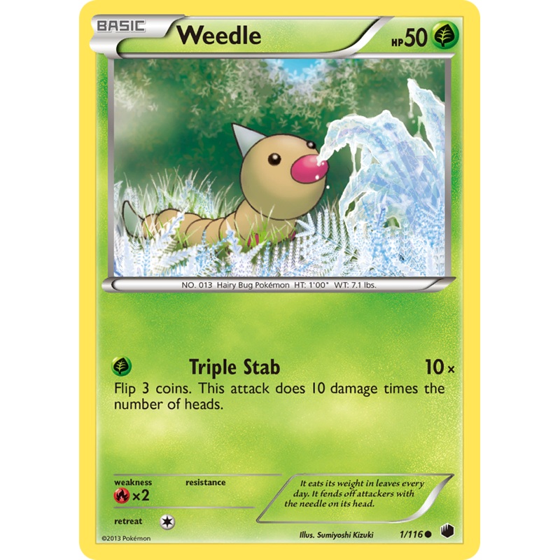 Weedle (1/116) [Black & White: Plasma Freeze]