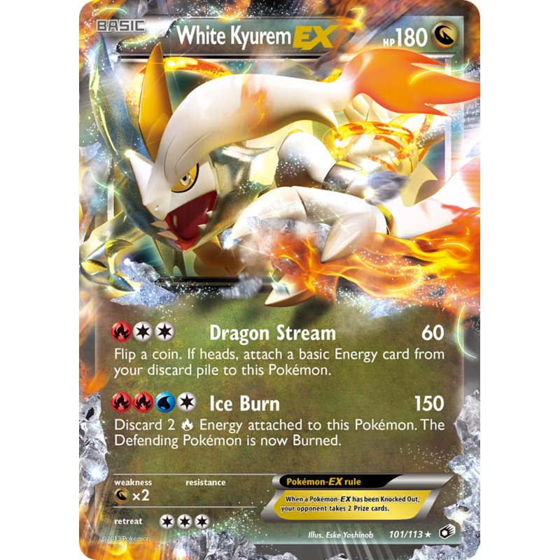 White Kyurem EX (101/113) [Black & White: Legendary Treasures]