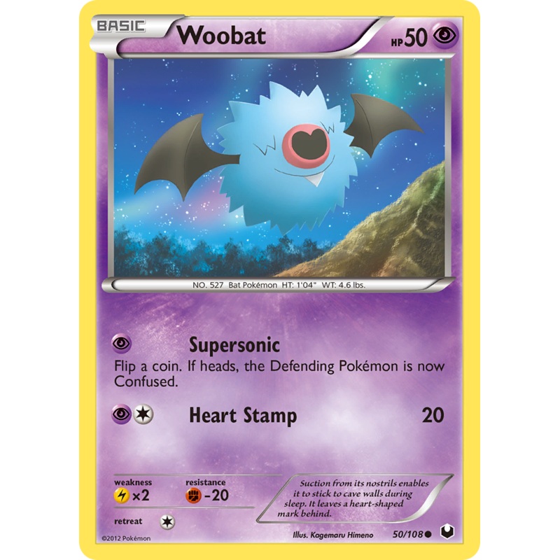 Woobat (50/108) [Black & White: Dark Explorers]