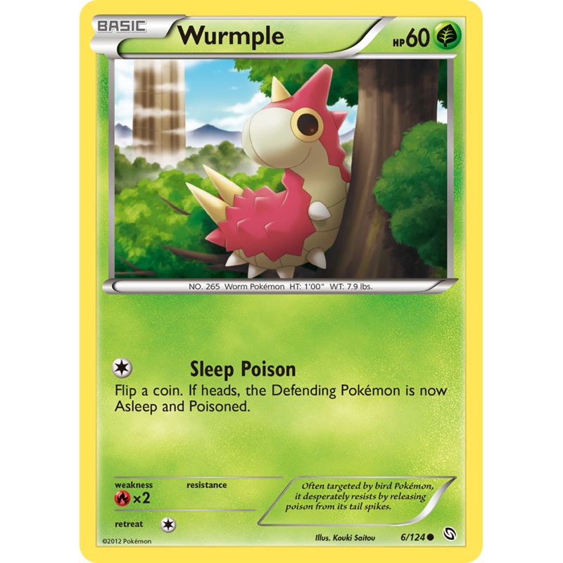 Wurmple (6/124) [Black & White: Dragons Exalted]