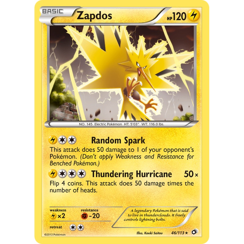 Zapdos (46/113) [Black & White: Legendary Treasures]