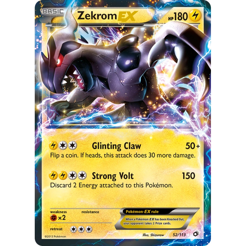 Zekrom EX (52/113) [Black & White: Legendary Treasures]