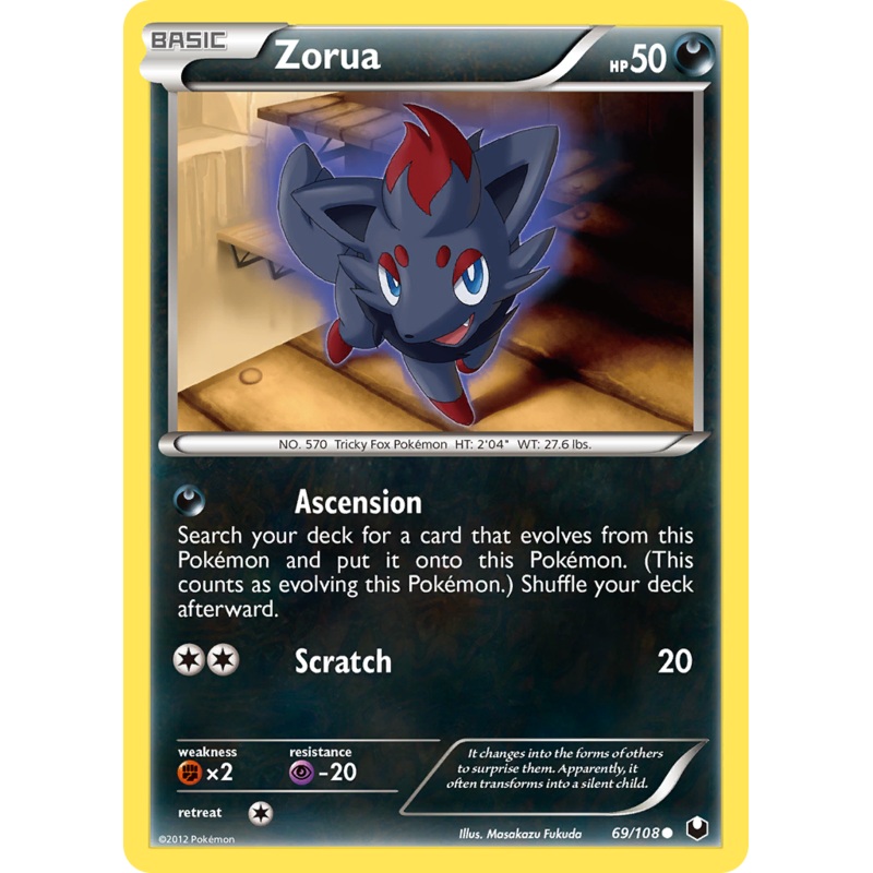 Zorua (69/108) [Black & White: Dark Explorers]
