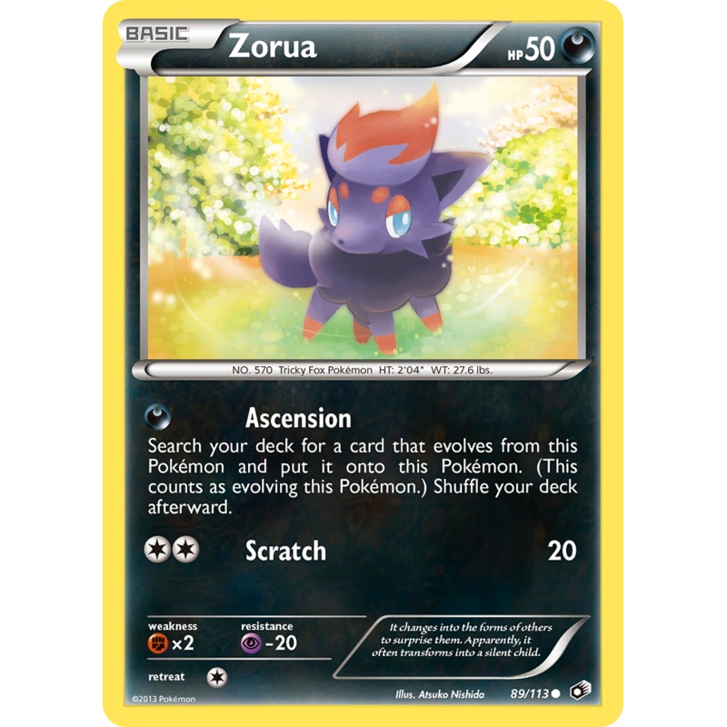 Zorua (89/113) [Black & White: Legendary Treasures]