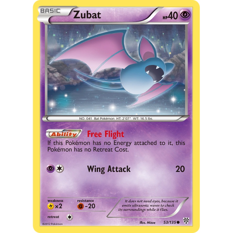 Zubat (53/135) [Black & White: Plasma Storm]