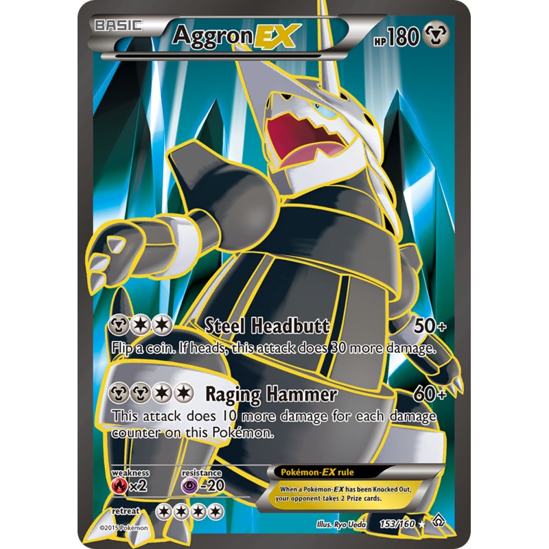 Aggron EX (153/160) [XY: Primal Clash]