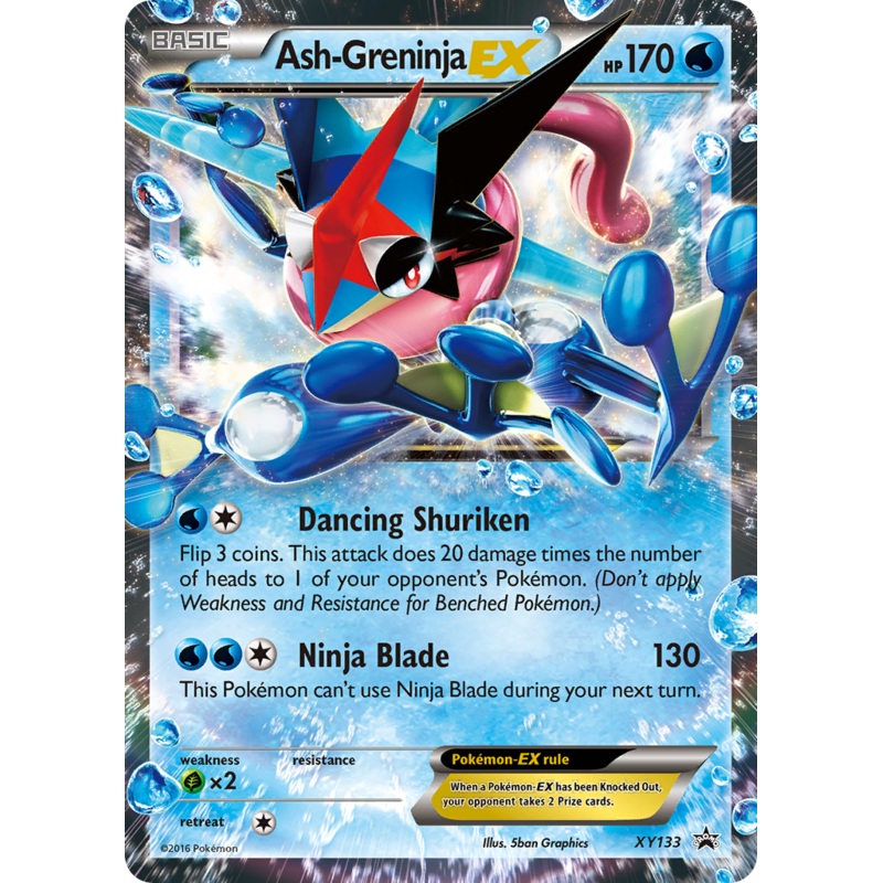Ash-Greninja EX (XY133) [XY: Black Star Promos]