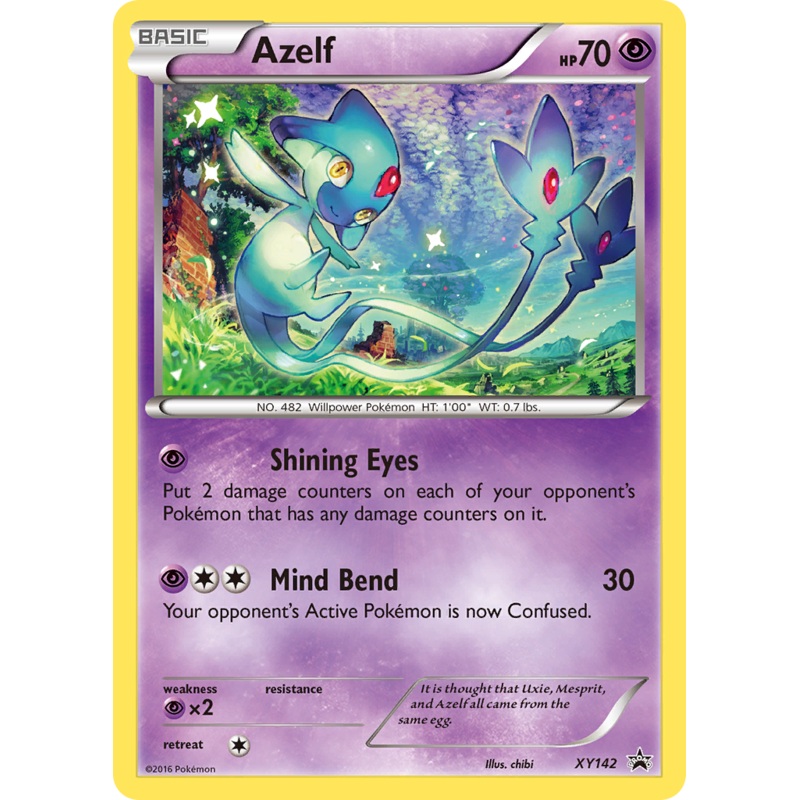 Azelf (XY142) [XY: Black Star Promos]