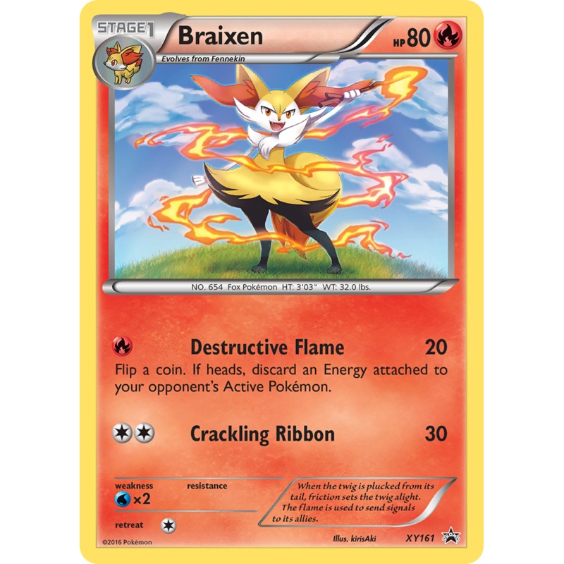 Braixen (XY161) [XY: Black Star Promos]