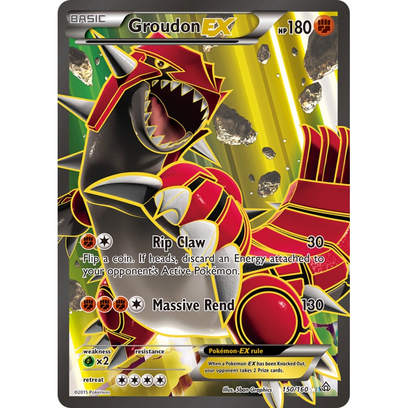 Groudon EX (150/160) [XY: Primal Clash]