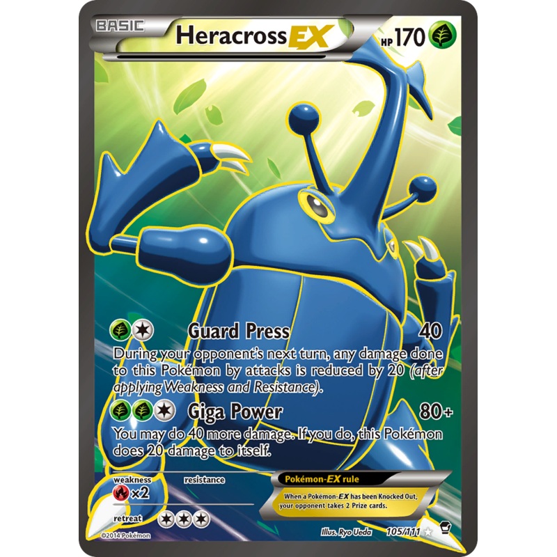 Heracross EX (105/111) [XY: Furious Fists]