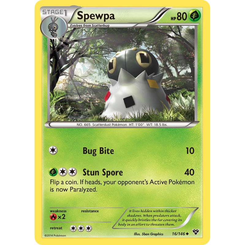Spewpa (16/146) [XY: Base Set]
