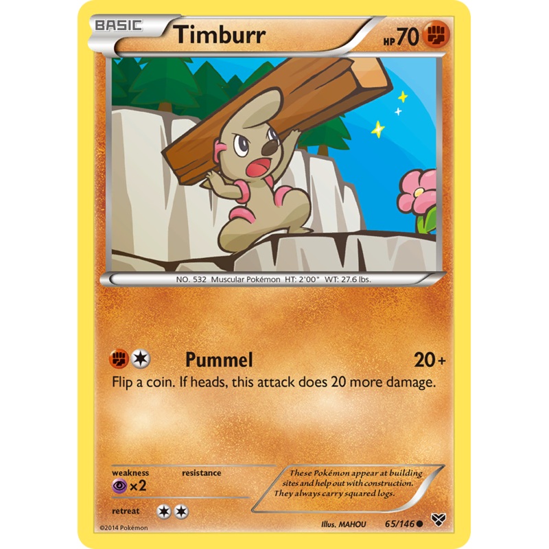 Timburr (65/146) [XY: Base Set]
