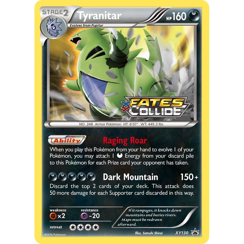 Tyranitar (XY130) [XY: Black Star Promos]