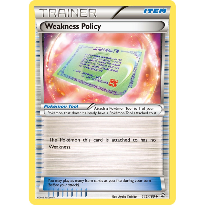 Weakness Policy (142/160) [XY: Primal Clash]
