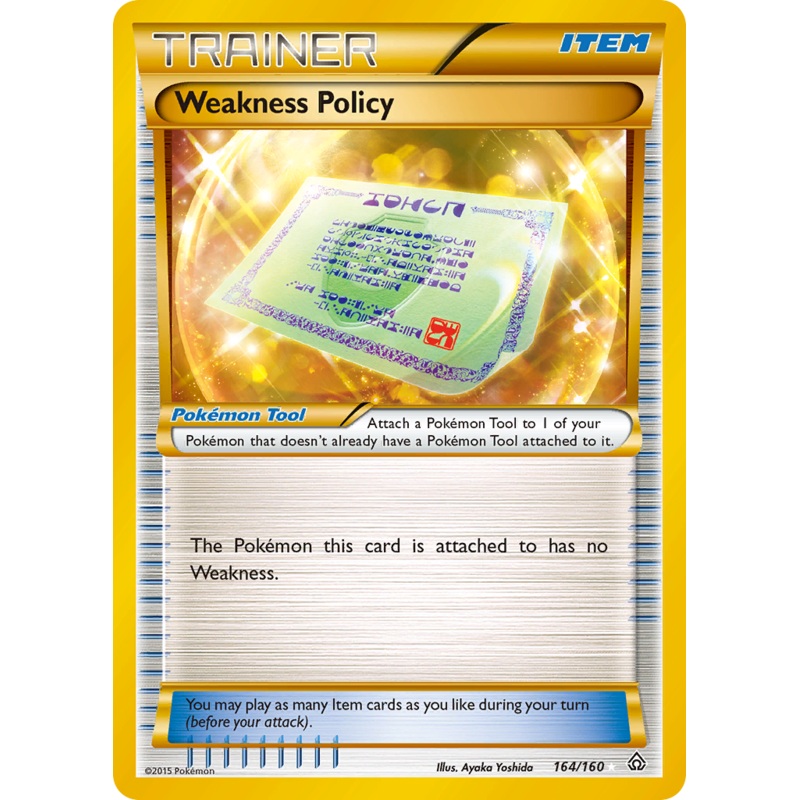 Weakness Policy (164/160) [XY: Primal Clash]