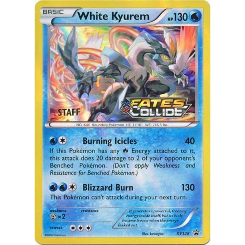 White Kyurem (XY128) (Staff) [XY: Black Star Promos]