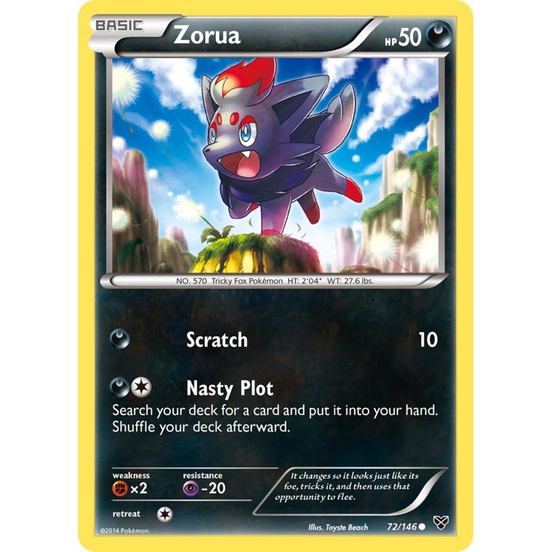 Zorua (72/146) [XY: Base Set]