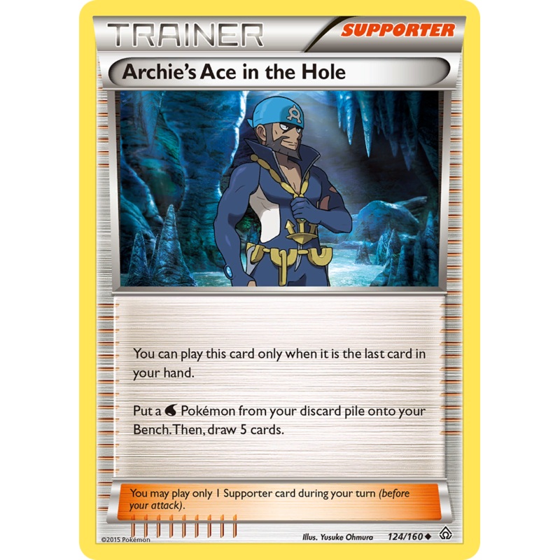 Archie's Ace in the Hole (124/160) [XY: Primal Clash]