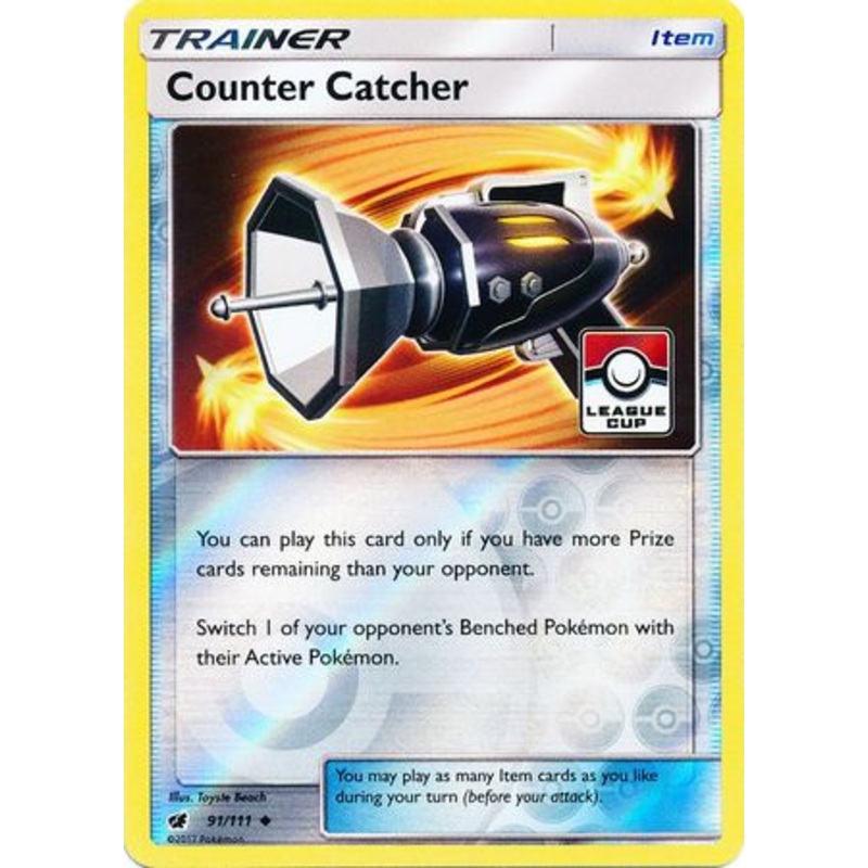 Counter Catcher (91/111) (League Promo) [Sun & Moon: Crimson Invasion]