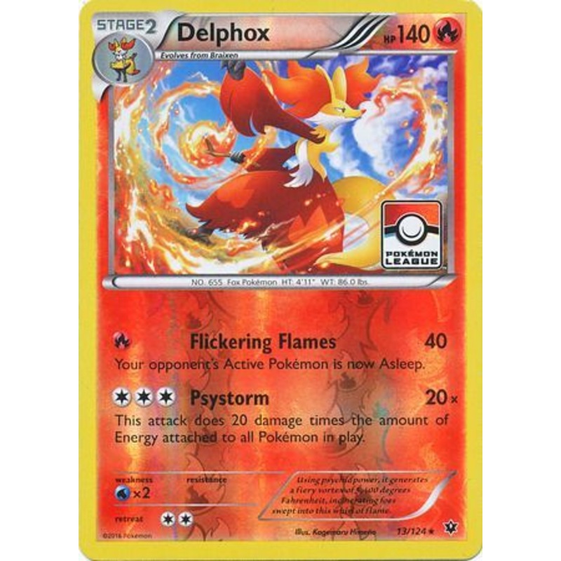 Delphox (13/124) (League Promo) [XY: Fates Collide]