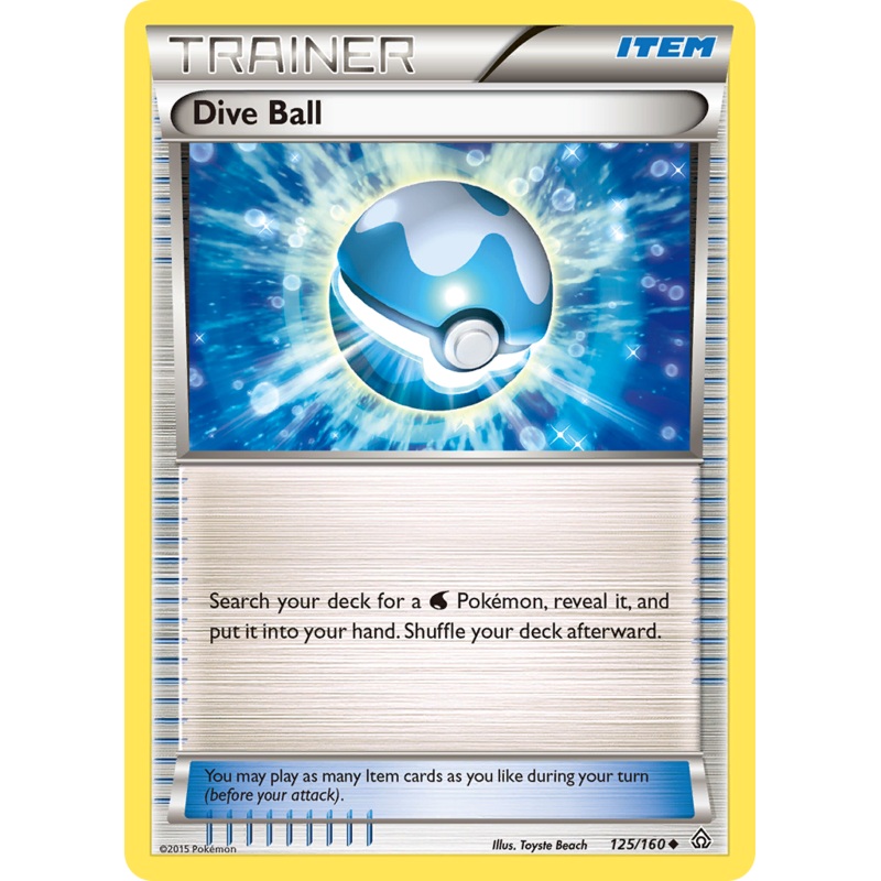Dive Ball (125/160) [XY: Primal Clash]