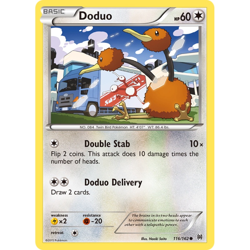 Doduo (116/162) [XY: BREAKthrough]