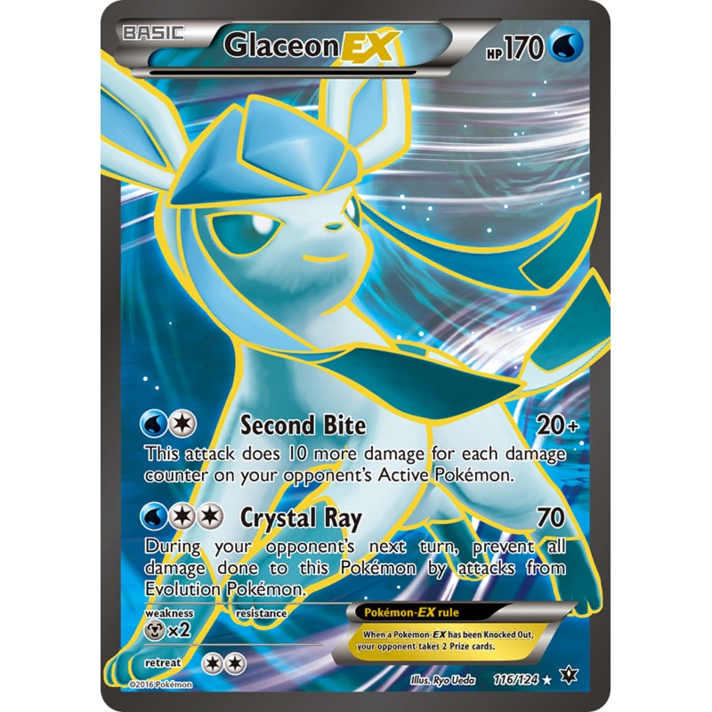 Glaceon EX (116/124) [XY: Fates Collide]