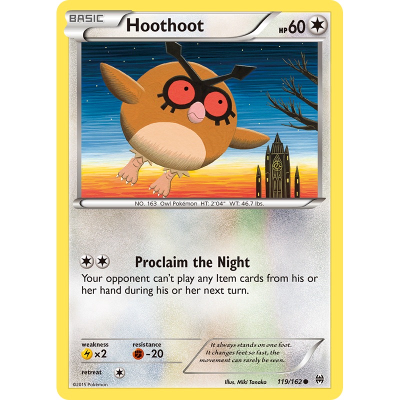 Hoothoot (119/162) [XY: BREAKthrough]
