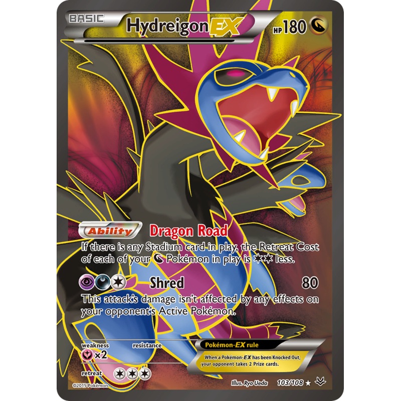 Hydreigon EX (103/108) [XY: Roaring Skies]