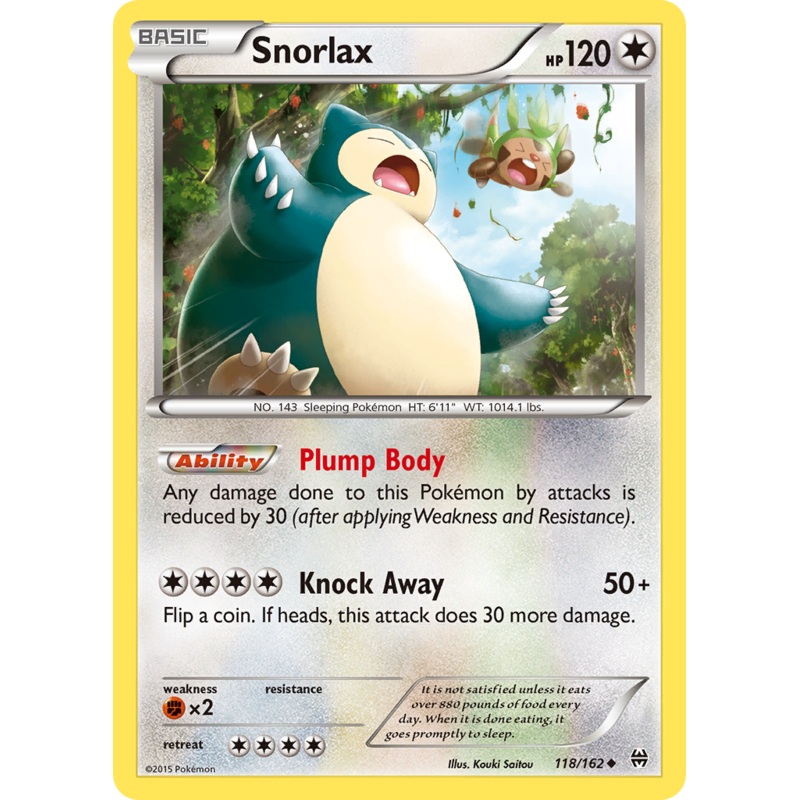 Snorlax (118/162) [XY: BREAKthrough]