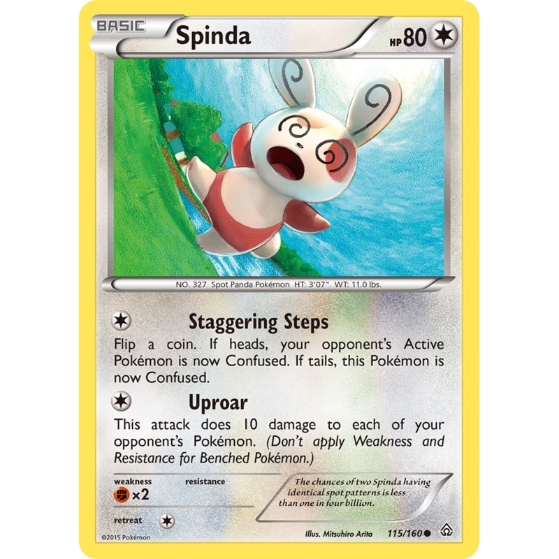Spinda (115/160) [XY: Primal Clash]