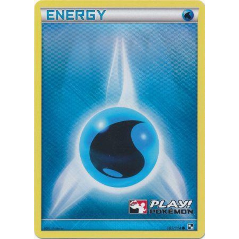 Water Energy (107/114) (Play Pokemon Promo) [Black & White: Base Set]