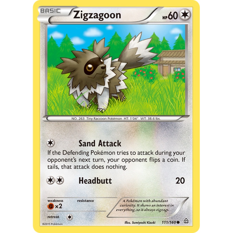 Zigzagoon (111/160) [XY: Primal Clash]