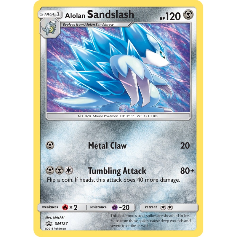 Alolan Sandslash (SM127) [Sun & Moon: Black Star Promos]