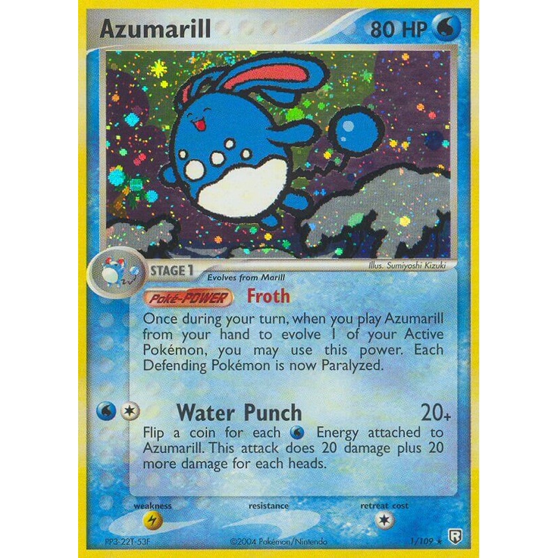 Azumarill (1/109) (Theme Deck Exclusive) [EX: Team Rocket Returns]
