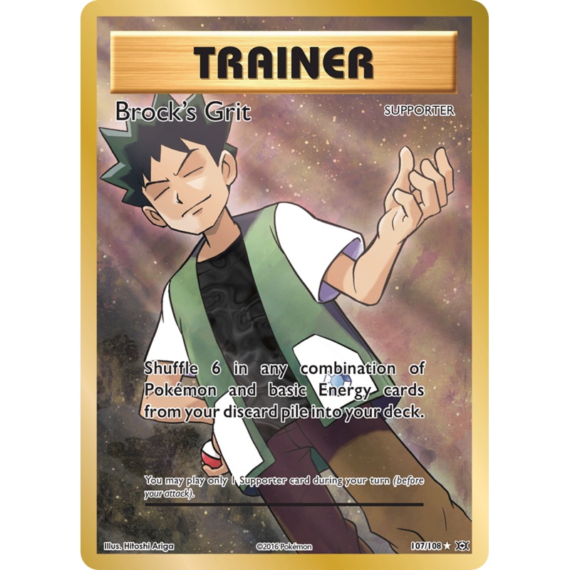 Brock's Grit (107/108) [XY: Evolutions]