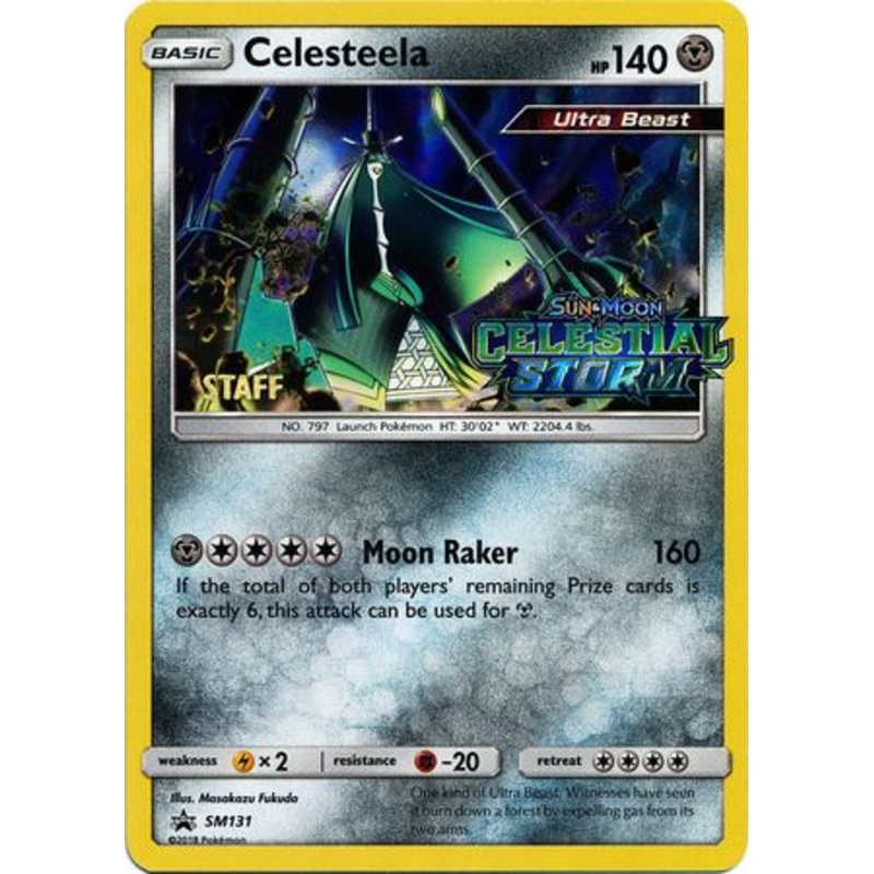 Celesteela (SM131) (Staff Prerelease Promo) [Sun & Moon: Black Star Promos]