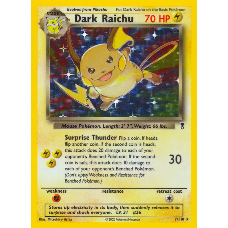 Dark Raichu (7/110) (WotC) (Theme Deck Exclusive) [Legendary Collection]