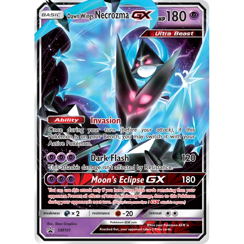 Dawn Wings Necrozma GX (SM101) [Sun & Moon: Black Star Promos]