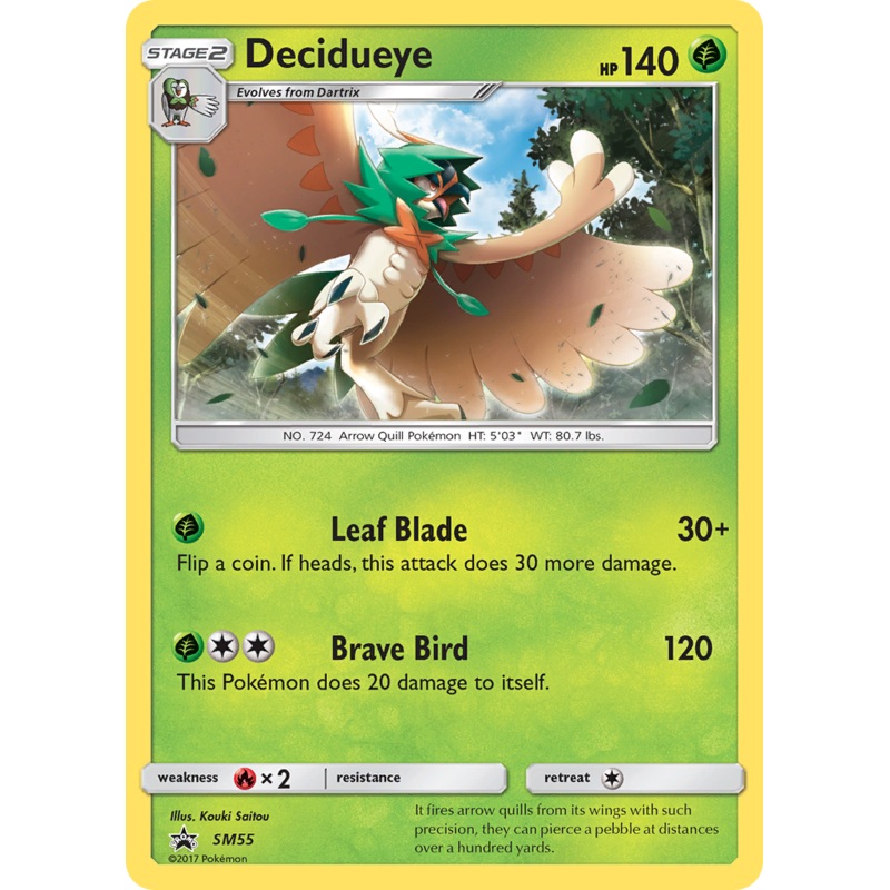 Decidueye (SM55) [Sun & Moon: Black Star Promos]