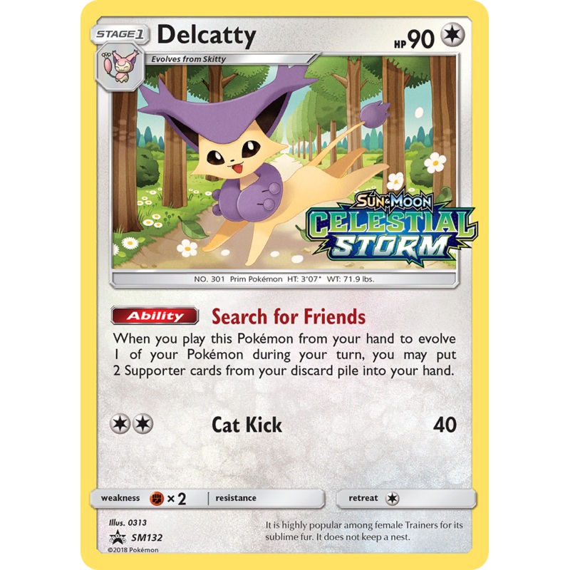 Delcatty (SM132) [Sun & Moon: Black Star Promos]