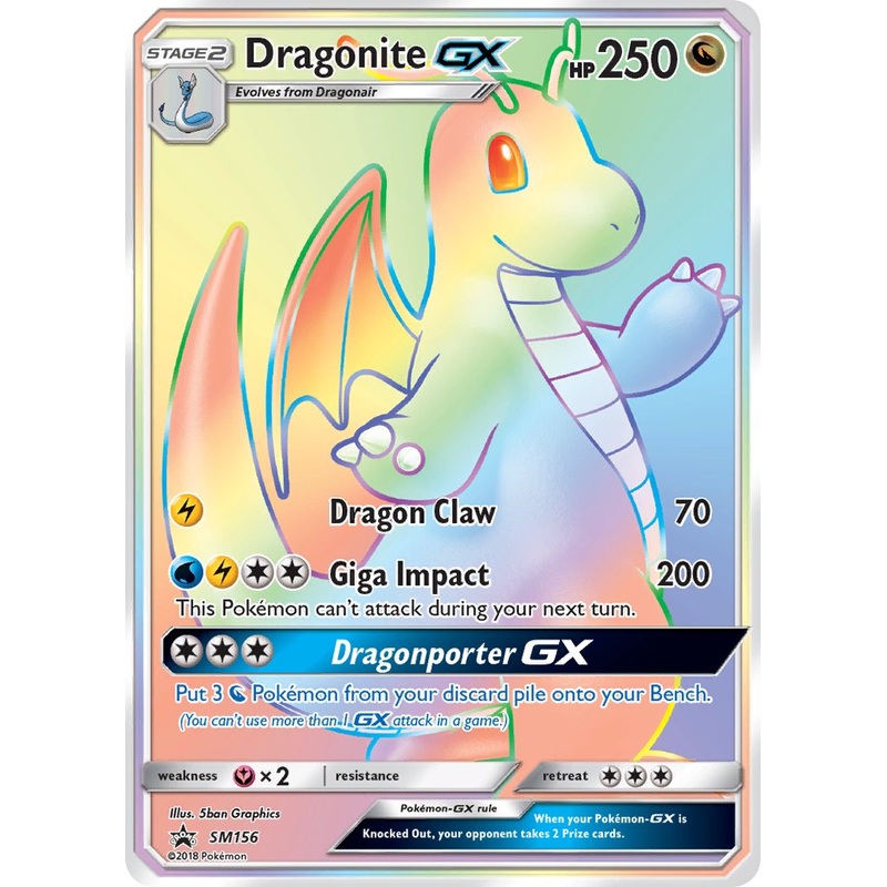 Dragonite GX (SM156) [Sun & Moon: Black Star Promos]
